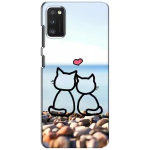 Силіконові Чохли Коханій людині для Samsung Galaxy A41 (A415) (Котейки)