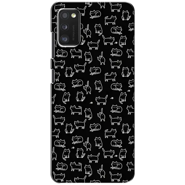 Чехол с рисунком «Котики на черном» для Samsung Galaxy A41 (A415) Чехол с рисунком «Котики на черном» для Samsung Galaxy A41 (A415)