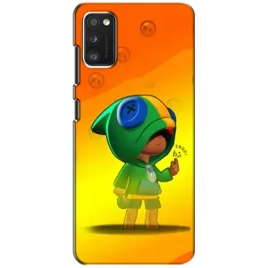 Чехол Бравл Старс для Samsung Galaxy A41 (A415) (LEON в кофте)