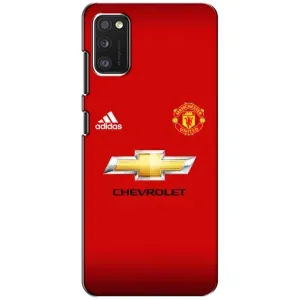 Силиконовые Чехлы принт Футбол на Samsung Galaxy A41 (A415) (Man United)