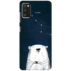 Силіконовий бампер з картинкою звірів для Samsung Galaxy A41 (A415) (Ведмедиця)