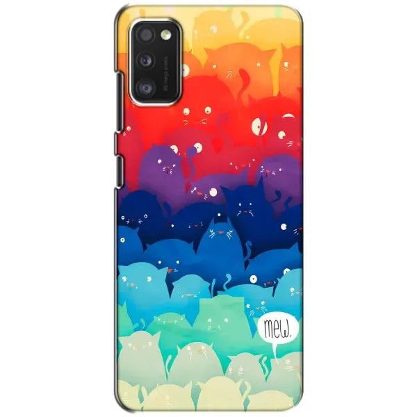 Чехол с рисунком «Mew» для Samsung Galaxy A41 (A415)