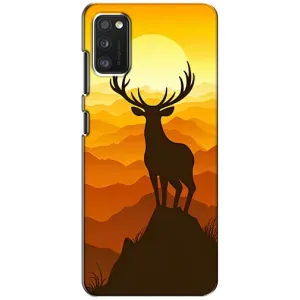 Чохли з зображенням різних тварин на Samsung Galaxy A41 (A415) (Силует Оленя)