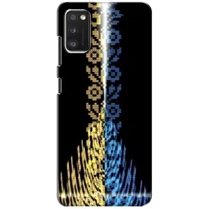 Силиконовый Чехол на Samsung Galaxy A41 (A415) (Патриотическая вышиванка)
