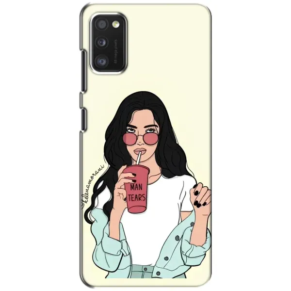 Чехол с рисунком «С напитком» для Samsung Galaxy A41 (A415) Чехол с рисунком «С напитком» для Samsung Galaxy A41 (A415)