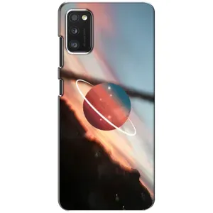 Чехол (ТПУ) с планетами на Samsung Galaxy A41 (A415) (Сатурн)