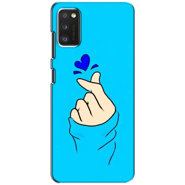 Чехол с рисунком «Сердце на синем» для Samsung Galaxy A41 (A415) Чехол с рисунком «Сердце на синем» для Samsung Galaxy A41 (A415)