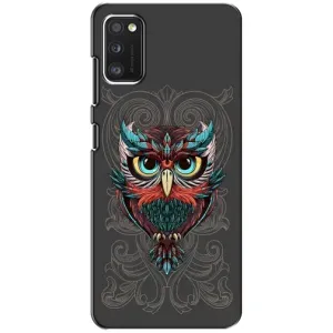 Чохли з принтом СОВИ для Samsung Galaxy A41 (A415) (Сова на сірому)