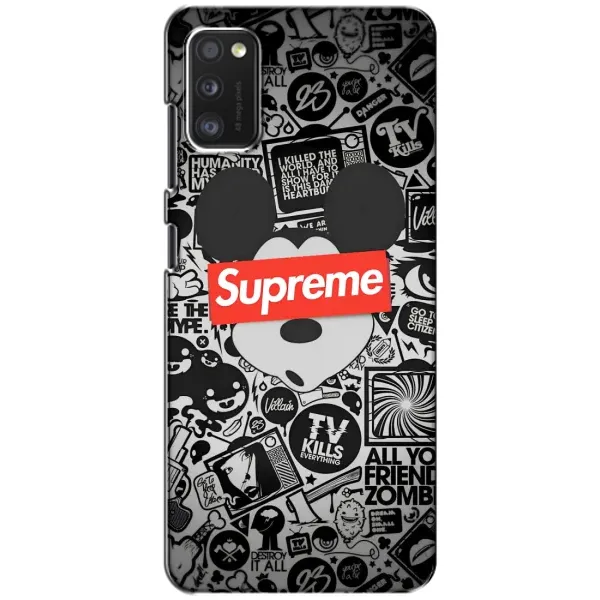 Чехол с рисунком «Supreme Маус» для Samsung Galaxy A41 (A415) Чехол с рисунком «Supreme Маус» для Samsung Galaxy A41 (A415)