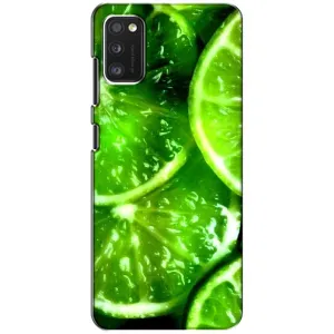 Чехол с изображением вкусной еды для Samsung Galaxy A41 (A415) (Яркий ЛАЙМ)