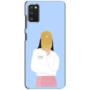 Силиконовый Чехол на Samsung Galaxy A41 (A415) с картинкой Стильных Девушек (Желтая кепка)