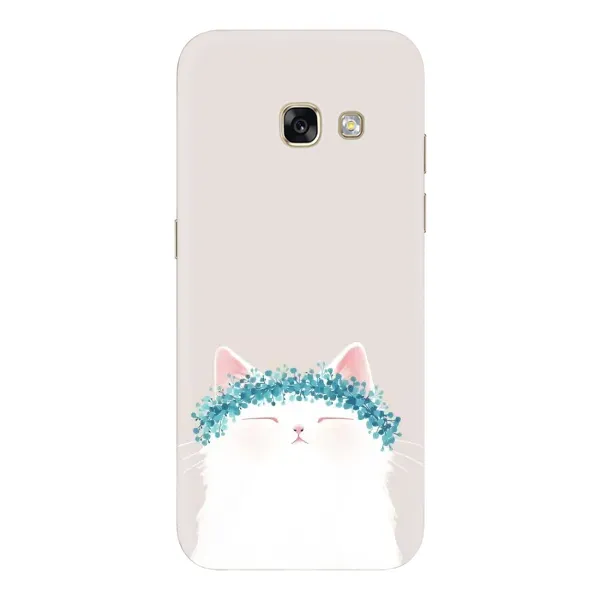 Чехол с рисунком «Белый котик» для Samsung Galaxy A5 2017 (A520, A520F) Чехол с рисунком «Белый котик» для Samsung Galaxy A5 2017 (A520, A520F)