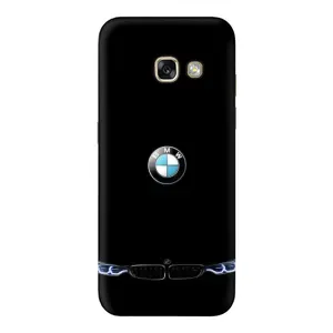 Силиконовый бампер с картинкой машины на Samsung Galaxy A5 2017 / A520 / A520F (Черный BMW)