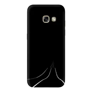 Чехол с картинками на черном фоне для Samsung Galaxy A5 2017 / A520 / A520F (Дорога)
