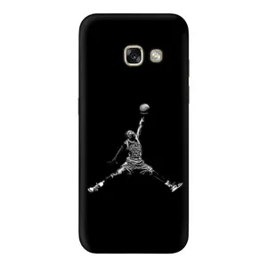 Силиконовый Чехол Nike Air Jordan на Гелекси А5 2017 (Джордан)
