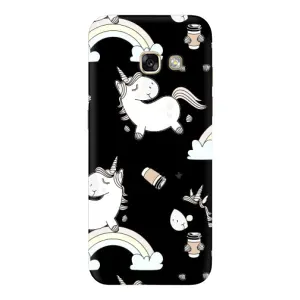 Чехол Unicorn на Samsung Galaxy A5 2017 / A520 / A520F (Единорог с кофе)