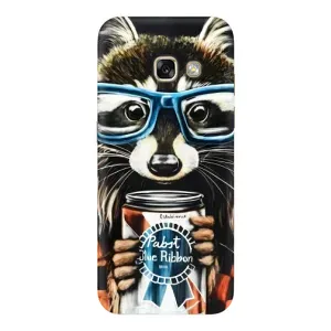 Силіконовий Чохол з Энотами на Samsung Galaxy A5 2017 / A520 / A520F (Єнот в окулярах)