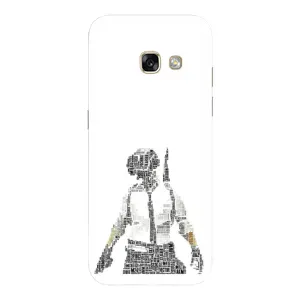 Силиконовый чехол с картинкой "Герой Pubg" на Samsung Galaxy A5 2017 / A520 / A520F (Из букв)