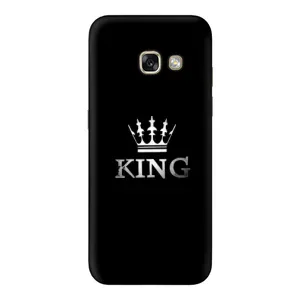 Чехол (Корона на чёрном фоне) для Гелекси А5 2017 (KING)