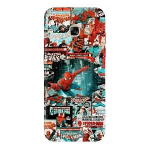 Чехол Супергерой Человека Паука на Samsung Galaxy A5 2017 / A520 / A520F (Комиксы Человек Паук)