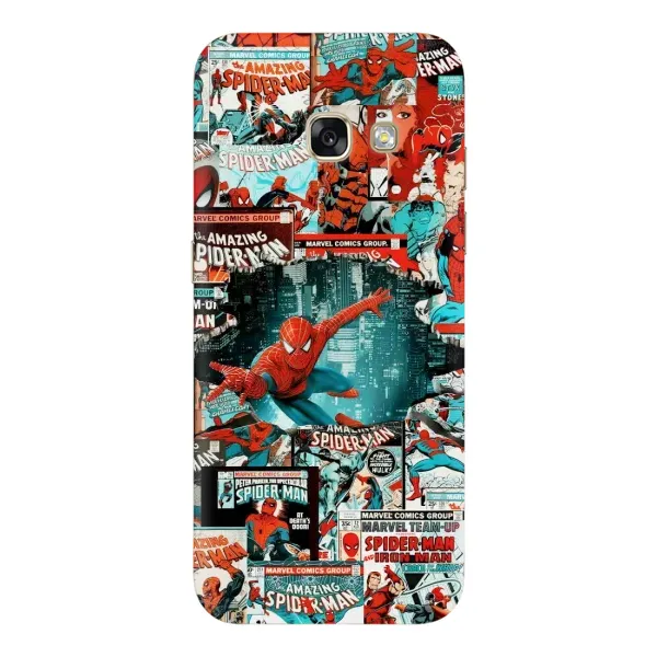Чехол с рисунком «Комиксы Человек Паук» для Samsung Galaxy A5 2017 (A520, A520F) Чехол с рисунком «Комиксы Человек Паук» для Samsung Galaxy A5 2017 (A520, A520F)