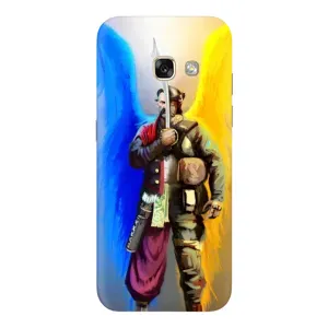 Чехол с картинкой (Патриотический КОЗАК) на Samsung Galaxy A5 2017 / A520 / A520F (Козак с крыльями)
