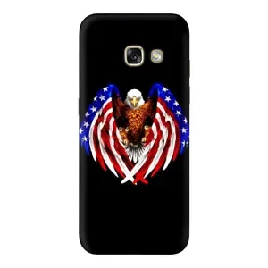 Чехол Флаг USA для Samsung Galaxy A5 2017 / A520 / A520F (Крылья США)