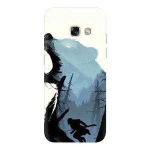 Силіконовий бампер з картинкою звірів для Samsung Galaxy A5 2017 / A520 / A520F (Ведмідь та ліс)
