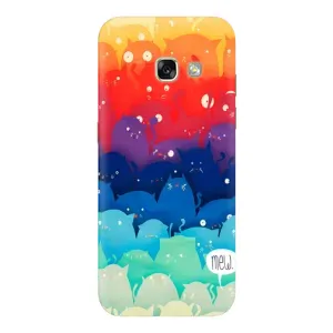 Силіконовий чохол з котиком для Samsung Galaxy A5 2017 / A520 / A520F (Mew)
