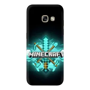 Чехол майнкрафт для Samsung Galaxy A5 2017 / A520 / A520F (MineCraft 2)