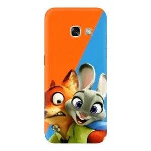 Чехлы ЗВЕРОПОЛИС для Samsung Galaxy A5 2017 / A520 / A520F (Ник и Хопс)