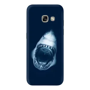 Силіконовий бампер з картинкою звірів для Samsung Galaxy A5 2017 / A520 / A520F (Пащу Акули)