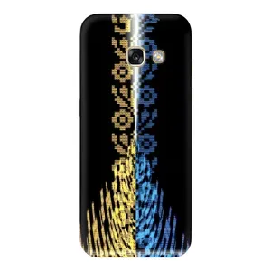 Силиконовый Чехол на Samsung Galaxy A5 2017 / A520 / A520F (Патриотическая вышиванка)