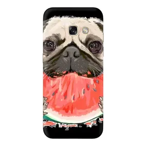 Чохол (ТПУ) Милі песики для Samsung Galaxy A5 2017 / A520 / A520F (Смішний Мопс)