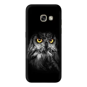 Чехлы с принтом СОВЫ для Samsung Galaxy A5 2017 / A520 / A520F (Сова на чёрном)