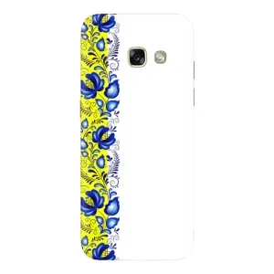 Силиконовый Чехол на Samsung Galaxy A5 2017 / A520 / A520F с картинкой Вышиванки (Желто-синяя вышиванка)