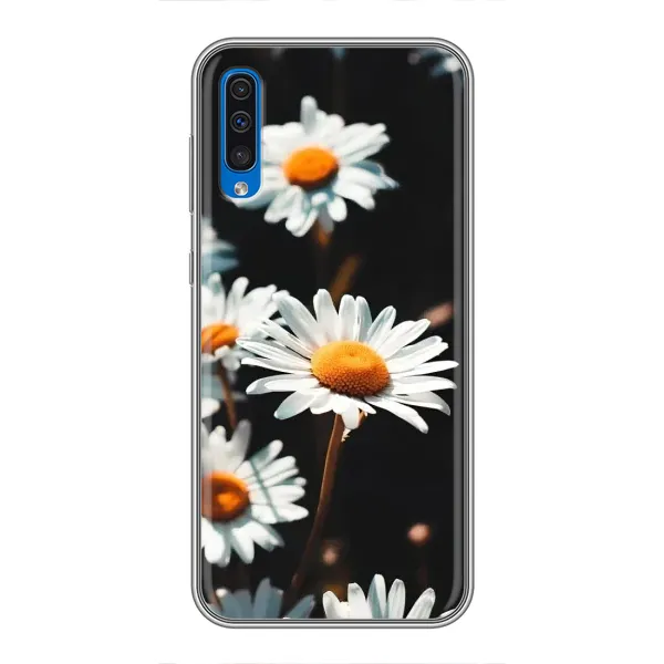 Чехол с рисунком «Белые ромашки» для Samsung Galaxy A50 2019 (A505F) Чехол с рисунком «Белые ромашки» для Samsung Galaxy A50 2019 (A505F)