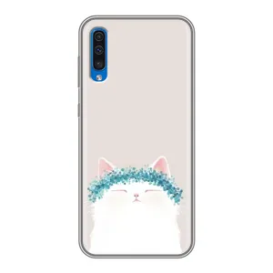 Чохол на тематику: Коти для Samsung Galaxy A50 2019 (A505F) (Білий котик)