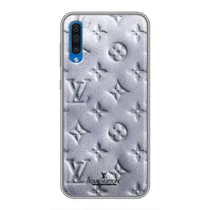 Текстурний Чохол Louis Vuitton для Самсунг Галаксі А50 (2019) (Білий ЛВ)