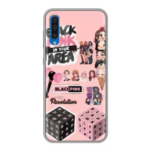 Чехлы с картинкой для Samsung Galaxy A50 2019 (A505F) (BLACK PINK коллаж)