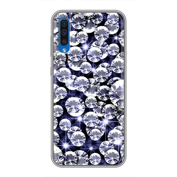 Чехол с рисунком «Бриллианты» для Samsung Galaxy A50 2019 (A505F) Чехол с рисунком «Бриллианты» для Samsung Galaxy A50 2019 (A505F)