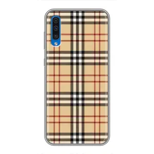 Чехол с Брендами одежды на Самсунг Галакси А50 (2019) (Burberry стиль)