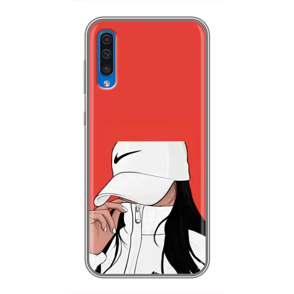 Чехол с рисунком «Девушка Nike» для Samsung Galaxy A50 2019 (A505F) Чехол с рисунком «Девушка Nike» для Samsung Galaxy A50 2019 (A505F)