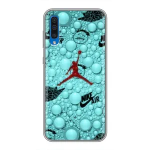 Силіконовый Чохол Nike Air Jordan на Самсунг Галаксі А50 (2019) (Джордан Найк)