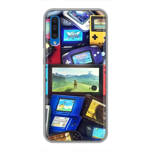 Чехол с рисунком «Джойстики» для Samsung Galaxy A50 2019 (A505F) Чехол с рисунком «Джойстики» для Samsung Galaxy A50 2019 (A505F)