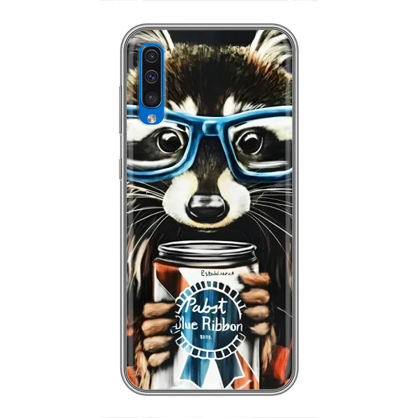 Чехол с рисунком «Енот в очках» для Samsung Galaxy A50 2019 (A505F) Чехол с рисунком «Енот в очках» для Samsung Galaxy A50 2019 (A505F)
