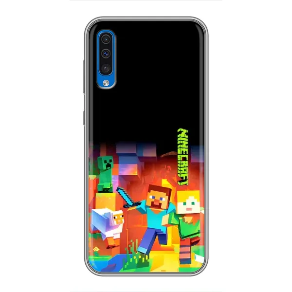 Чехол с рисунком «Герой Майнкрафт» для Samsung Galaxy A50 2019 (A505F) Чехол с рисунком «Герой Майнкрафт» для Samsung Galaxy A50 2019 (A505F)