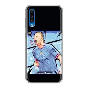 Чехлы с принтом для Samsung Galaxy A50 2019 (A505F) Футболист (гол Эрлинг Холланд)