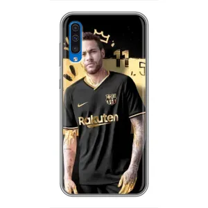 Силиконовый Чехол Samsung Galaxy A50 2019 (A505F) (Gold Neymar)