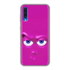 Силиконовые Чехлы (смешные стикеры) для Samsung Galaxy A50 2019 (A505F) (Хитрая мордочка)
